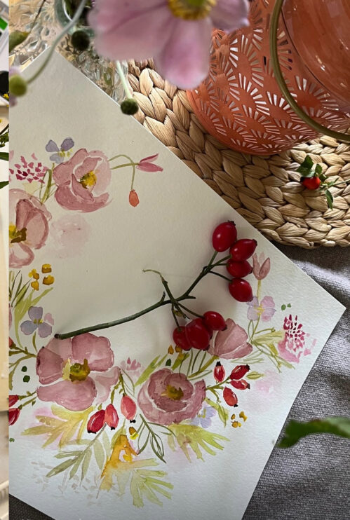 Aquarellkurs "Goldener Herbst" 21.09.25